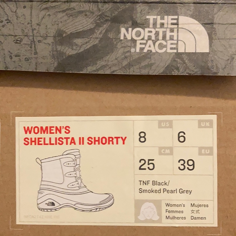 NEW North Face Shellista II Shorty black boots